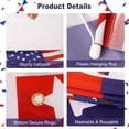 thumbnail image 2 of 4th of July Decorations, American Flag Porch Sign Hanging Patriotic Banner Door Supplies Outdoor Decor for Fourth of July Independence Day Memorial Day, 12 x 72 Inch (Brave), 2 of 6