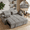 Gray, variant on 68" Sleeper Sofa Bed, Pull Out Couch with USB Ports & Cup Holders, Convertible Loveseat Sleeper Sofa with Adjustable Backrest & Swivel Side Table, Chenille Couch for Apartment Living Room (Grey)