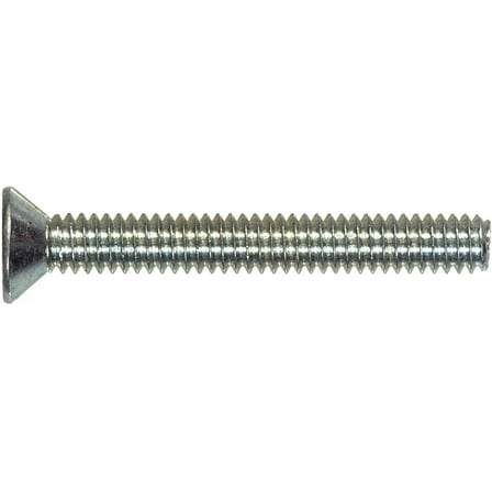 Hillman Machine Screw - Zinc Finish, Steel, Gray - 1.25 In, 10-24, 1 Pc