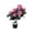 Pink, variant on Artificial Rose Flower Trees, Faux Rose Tree with Green Leaves for Living Room Office Home Outdoor Indoor Decor Pink