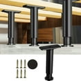 thumbnail image 3 of yuksok Système de Support de Poutres de Lit en Acier pour Table Meuble Chaise 13cm-22cm, 3 of 5