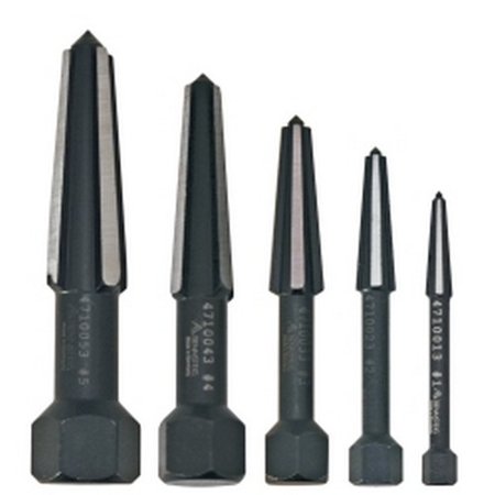 

Knipex 9R4719003 Rennsteig 5-Piece Double Edge Screw Extractor Set