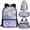 Axolotl Rainbow Blue, variant on Jeiento Horse Backpack and Lunch Box for Girls 7-8 Pink Book Bags 4 Piece Student Bookbag with Lunch Bag Pencil Case Water Bottle Bag Primary School Bag for Kids 5th Grade