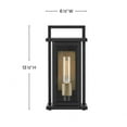 thumbnail image 2 of Hinkley Lighting - Langston - 1 Light Outdoor Small Wall Mount Lantern In, 2 of 2