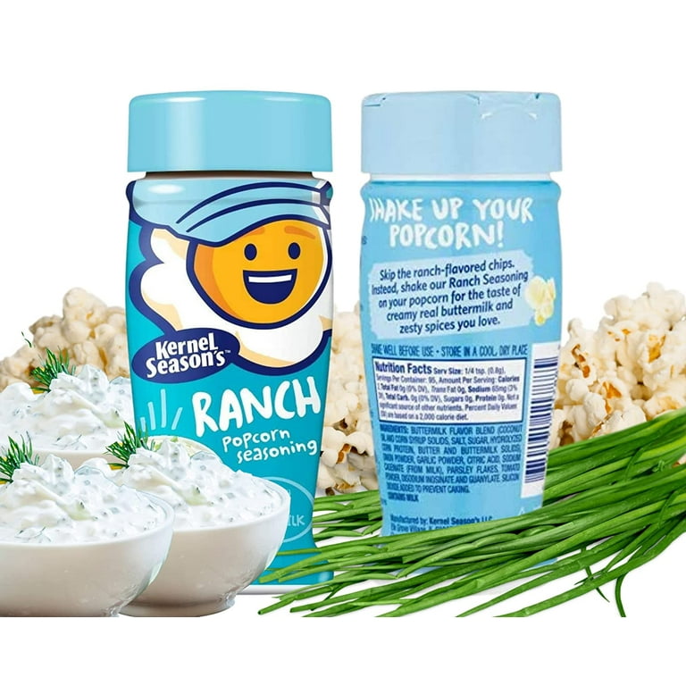 McCormick Popcorn Seasoning Variety Pack (Garlic Parmesan, Ranch, and Kettle Corn), 13.46 oz