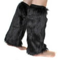 thumbnail image 6 of CYSFASHION Furry Boots for Women Faux Fur Leg Warmers Fluffy Fall Fashion Must Haves Fuzzy Boot White, 6 of 7