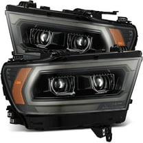 AlphaRex 19-22 Dodge Ram 1500 PRO-Series Projector Headlights Alpha Black w/Seq Signal/DRL