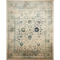 thumbnail image 2 of SAFAVIEH Evoke Bertrand Traditional Distressed Area Rug, Beige/Turquoise, 6'7" x 9'2", 2 of 6