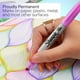 thumbnail image 3 of Juego de rotuladores Sharpie Glam Pop, punta fina permanente, 24 colores, 3 of 4