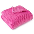 thumbnail image 6 of Exclusivo Mezcla Soft Throw Blanket, 50"x60", Hot Pink, 6 of 6