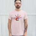 thumbnail image 3 of Tee Hunt Lady Liberty T-Shirt Patriotic New York Statue of Liberty July 4th Men's Tee, Light Pink, 3X-Large, 3 of 5