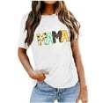 thumbnail image 1 of Birdeem T-Shirt Imprimé Mode pour Femmes Manches Courtes Blouse Col Rond Hauts Décontractés, 1 of 5