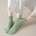 thumbnail image 4 of Womens Mini Crew Ankle Socks Pure Cotton Athletic Casual Socks for Women, 4 of 6