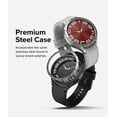 thumbnail image 4 of Ringke Bezel Styling [Stylish Stainless Steel Frame] Compatible with Samsung Galaxy Watch 6 Classic Case (43mm), Anti Scratch Protector Adhesive Lightweight Cover Accessory - 43-01 (ST) Silver, 4 of 11