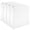 4-pack, variant on 3 Ring Binders, 3 Inch D-Ring Organizer for School, Home Office, Paper Storage, White, 2 Pack
