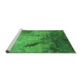 thumbnail image 2 of Ahgly Company Machine Washable Indoor Rectangle Oriental Green Industrial Area Rugs, 8' x 12', 2 of 4