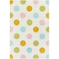 thumbnail image 5 of Unique Loom Whimsy Kids Collection Area Rug - Polka Dots (5' 1" x 8' Rectangle Multi/Light Blue), 5 of 9