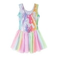 thumbnail image 2 of Gymnastics Leotards for Girls Unicorn Aurora Rainbow Mermaid Dinosaur Cupcake Sparkle Biketard Toddlers Kids Children, 2 of 6