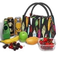 thumbnail image 3 of Disketp Colorful Fishing Lures Bolsa Térmica Estampada, Bolsa Térmica Aislante para Almuerzo, Playa y Campamento, 3 of 6