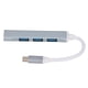 thumbnail image 1 of USB C Hub 4 en 1 Estación de Acoplamiento USB portátil Ligera de Alta Velocidad para Teclado Impresora teléfono móvil Tableta Gris, 1 of 5