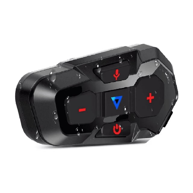Intercomunicador Audífonos Para Casco De Motos 2riders 1km negro