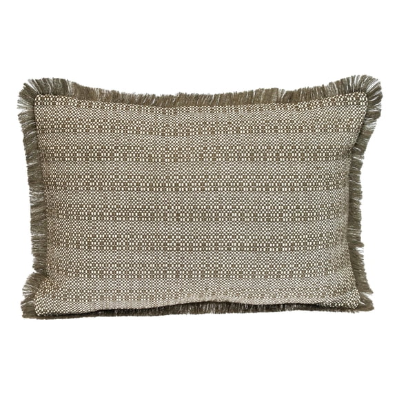 Parkland Collection Transitional Stripes Green 14" x 20" Pillow