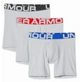 thumbnail image 2 of Under Armour Men's Charged Cotton? 6" Boxerjock? ? 3-Pack XXXX-Large Gray, 2 of 2