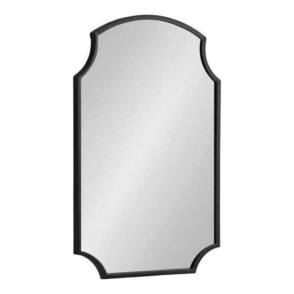 Kate and Laurel Carlow Framed Wall Mirror, Black 20x30