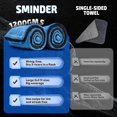 thumbnail image 2 of Toallas de secado de coche SMINDER, paquete de 2 unidades, 1200 g/m², microfibra, 36 x 24 cm, 2 of 8