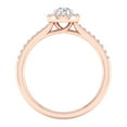 thumbnail image 4 of Imperial 1/2 Ct TDW Round Diamond Halo Engagement Ring in 10K Rose Gold (H-I, I2), 4 of 4