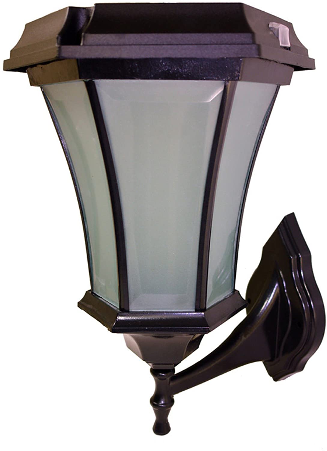 Solar Goes Green SGG-Coach-99-C-W Solar Black Outdoor LED Warm White Coach Light  - Wall Mount - image 3 of 4