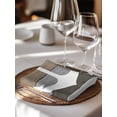 thumbnail image 6 of Anchor Brown Cloth Napkins Set of 6 Reusable Dinner Napkins, Nautical Grey Rustic Farmhouse Wood Grain Cocktail Napkin Washable Table Napkins for Wedding/Holiday Party/Baby Shower 20"x20", 6 of 7