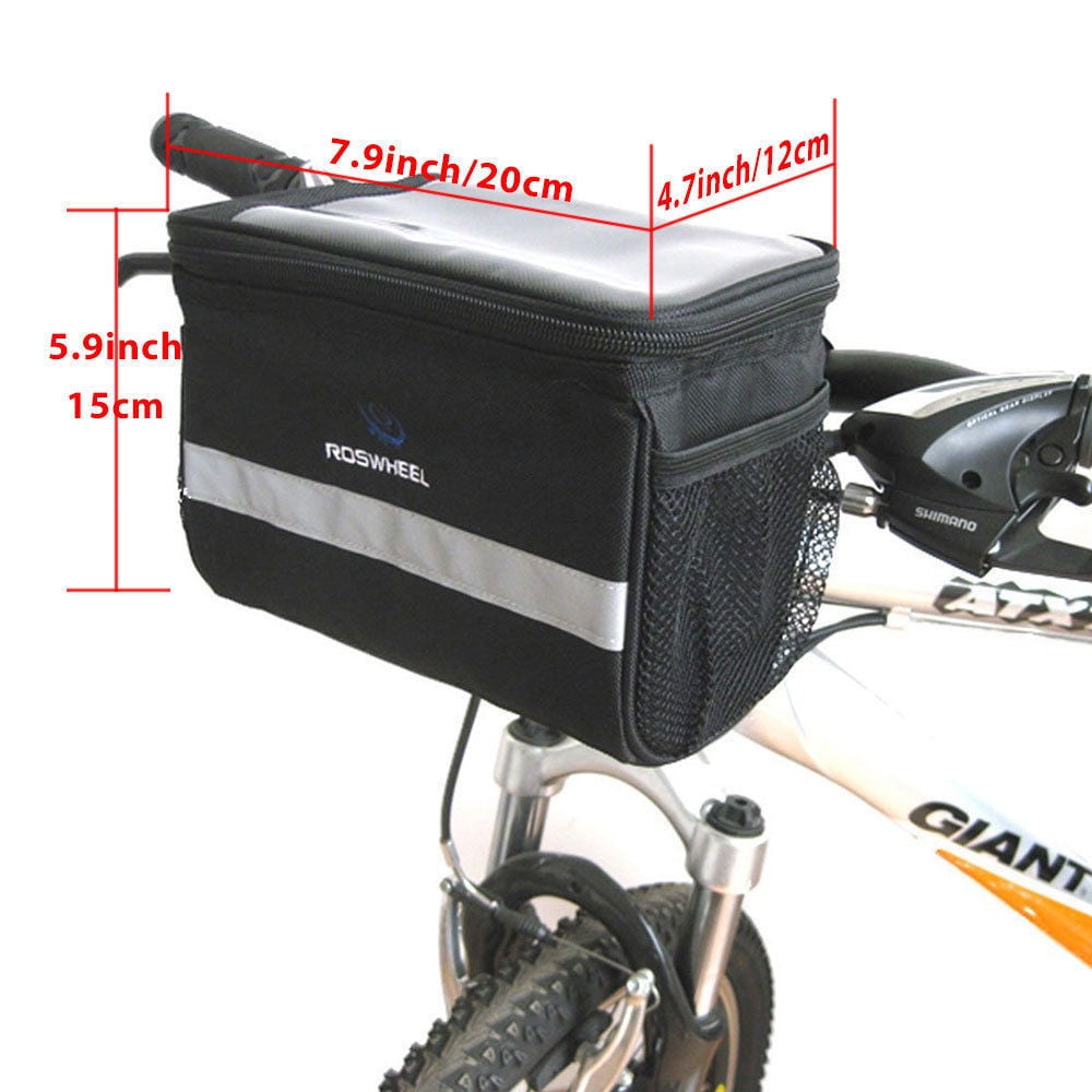 Cycling Handlebar Bar Quick Release Front Basket Portable Bike Bicycle Bag Pouch