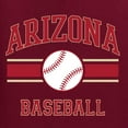 thumbnail image 6 of Wild Bobby City of Arizona Baseball Fantasy Fan Sports Men's Long Sleeve T-Shirt, Maroon, Large, 6 of 6