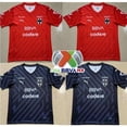 thumbnail image 2 of Camiseta De Fútbolmontereyss 23 24 Rayas Portero Rojo Negro Entrenamiento Camisa De Hombre S-XXL, 2 of 4
