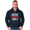 thumbnail image 4 of Terrible Brother Awesome Uncle Men Big & Tall Graphic Hoodie Brisco Brands 4X, 4 of 6