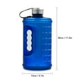 thumbnail image 2 of Bouteille d'Eau 2.2L Motivation avec Marqueur de Temps pour Camping Randonnée Entraînement Physique Sport, 2 of 8