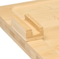 thumbnail image 3 of Support Plus Couch Arm Table Tray - Bamboo Sofa Arm Tray Table, Clip On Couch Armrest Side Table with Rotating Tablet/Phone Rest, Recliner Table Snack Tray, 3 of 5