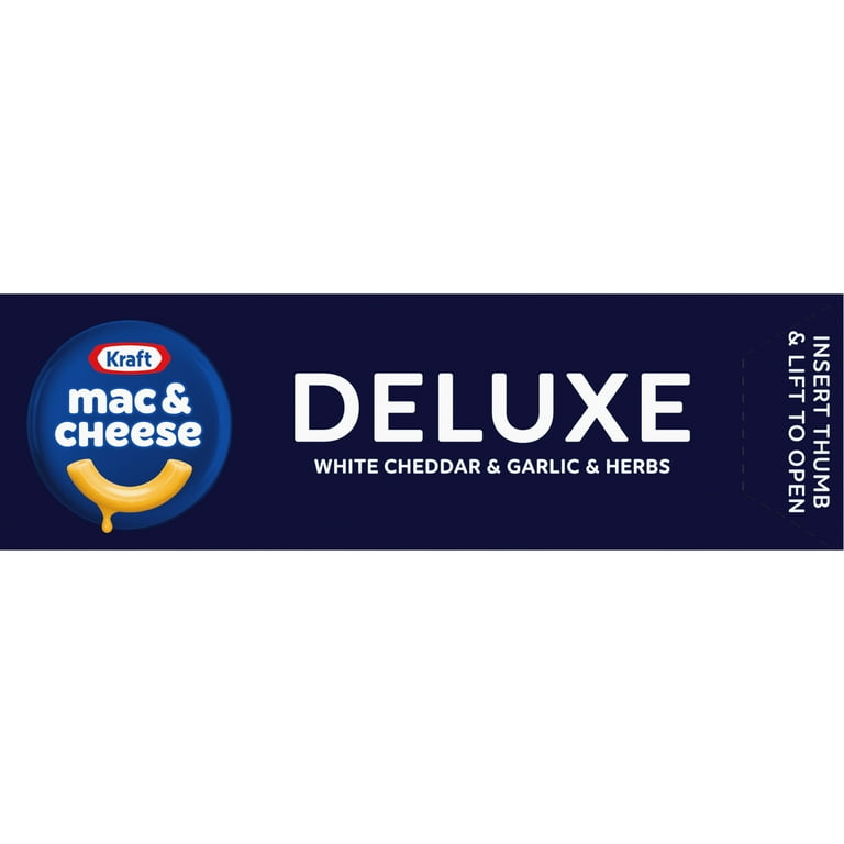 12 pack) Kraft Deluxe Mac and Cheese, 1 Box, for Easy Dinner or