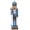 LL0129, variant on Misright Wooden Nutcrackers King Figure Christmas Decoration Beach Theme Ornament Gift