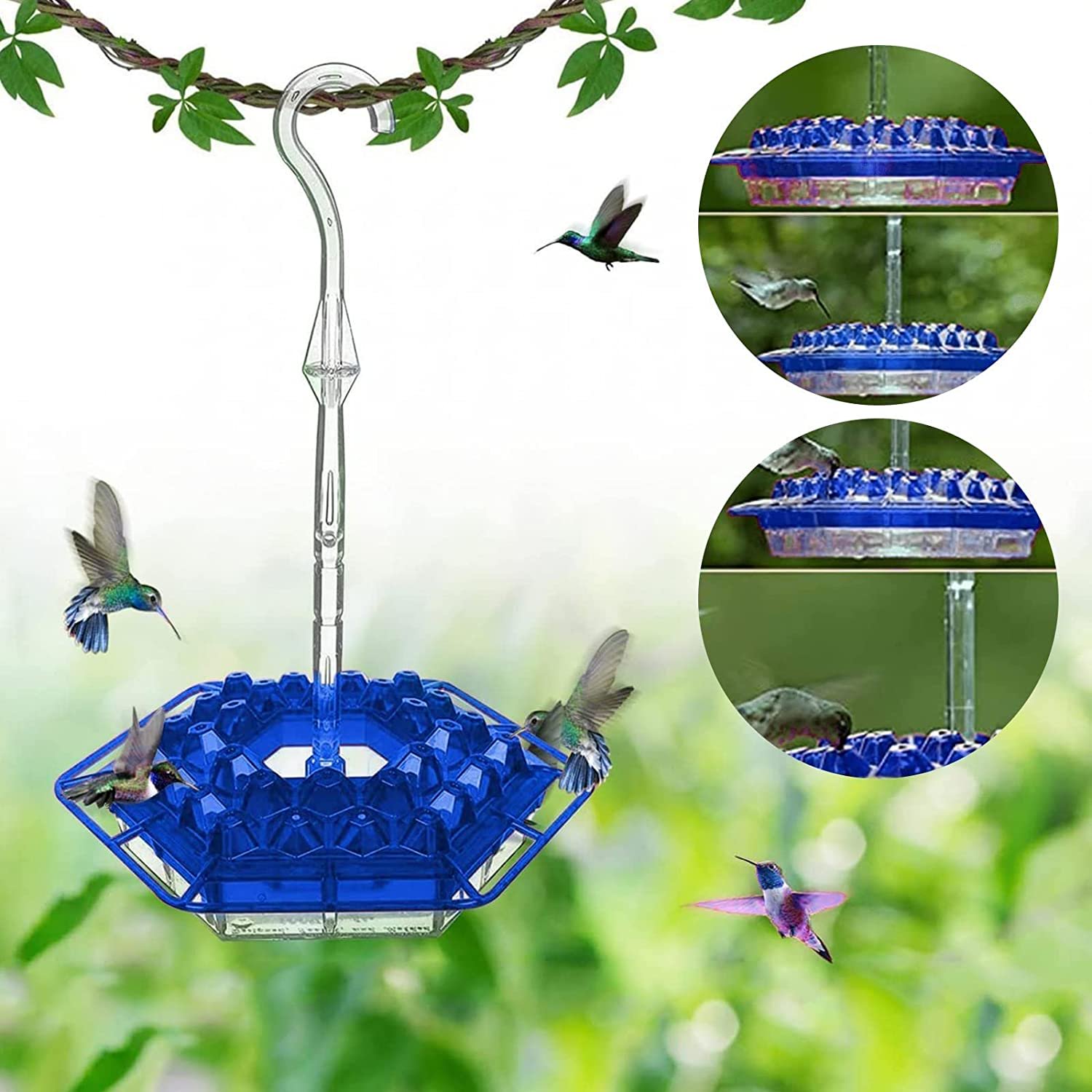 WOSIBO Couvercle De Base En Métal Pour Mangeoires à Colibris