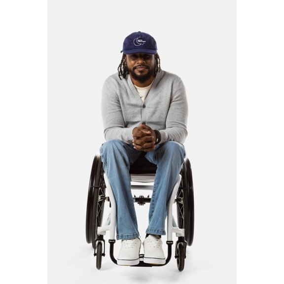 No Limbits Adaptive Men's Light Wash Wheelchair Pant