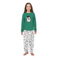 thumbnail image 4 of Tangled In Christmas Lights Penguin Matching Family Pajamas, Family And Dog Holiday PJs, Plus Sizes, With Pockets, 4 of 7