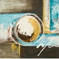 thumbnail image 2 of Kikani, Umang 20x20 Black Ornate Wood Framed with Double Matting Museum Art Print Titled - Spherical I, 2 of 4