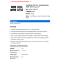 thumbnail image 2 of Front Brake Pad Set - Compatible with 2008 - 2014 IS F 2009 2010 2011 2012 2013, 2 of 2