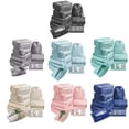 thumbnail image 4 of 8 Pieces/Set Large Capacity Luggage Storage Bag Organizer Portable Dust-proof Packing Clothes Shoes Organizer Cosmetics Outdoor Travel Pouch for Suitcase Pink, 4 of 8