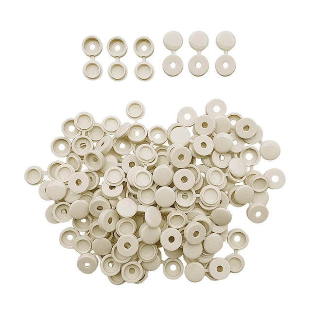 Naiovety 100 Pieces Hinged Screw Cover Cap Furniture Home Decor Car for Type2 NO2