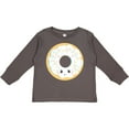 thumbnail image 3 of Inktastic White Donut Boys or Girls Long Sleeve Toddler T-Shirt, 3 of 5