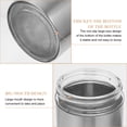 thumbnail image 2 of MasteelfCA 1pc Glass Stainless Steel Storage Bottle Household Kitchen Storage Supplies, 2 of 8