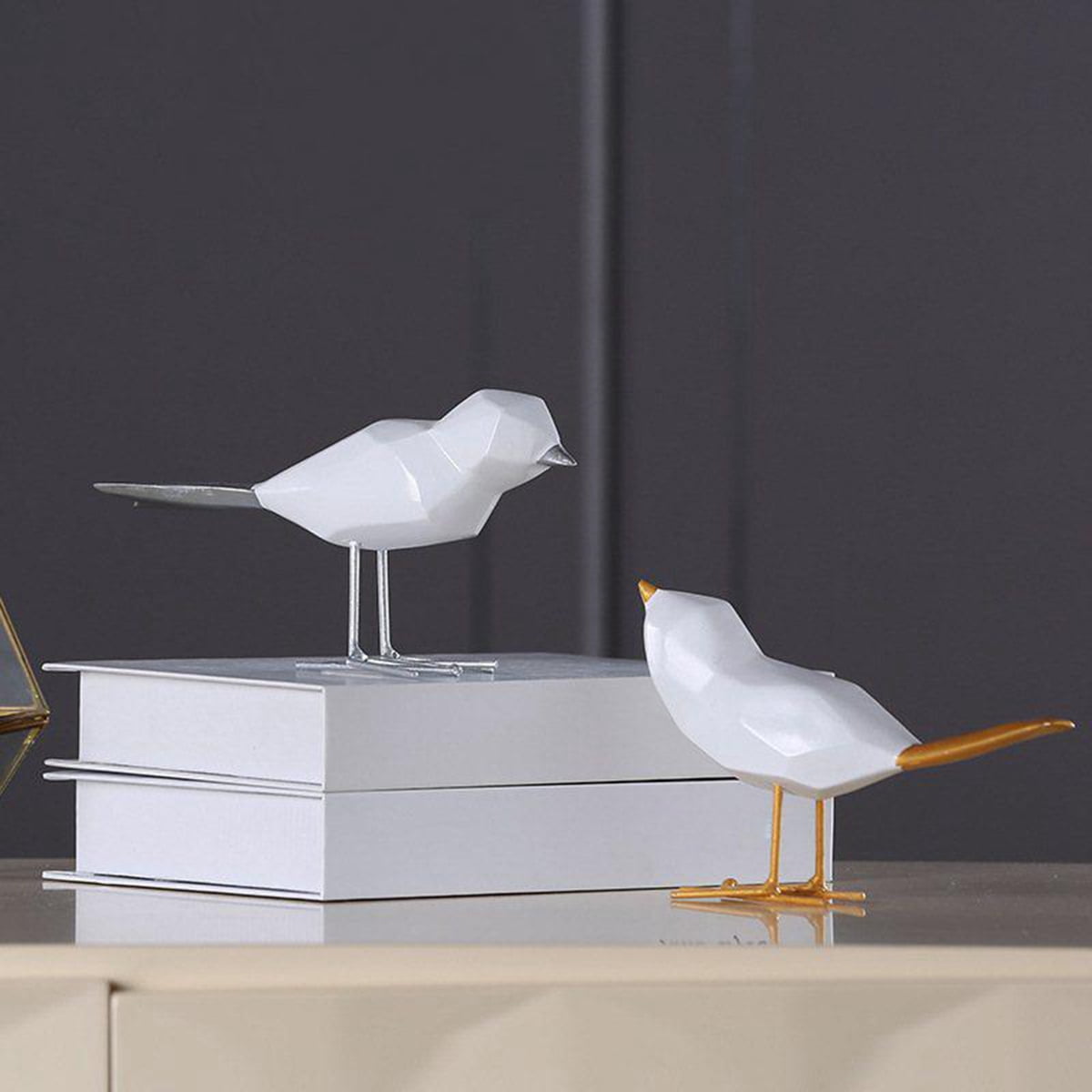 1pc Nordic Resin Bird Figurine Craft Christmas Peace Dove Art Statue Home Decor Walmart Canada